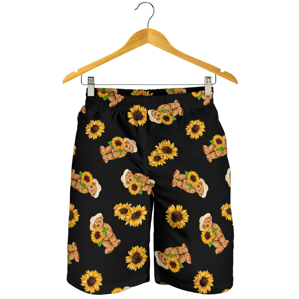 Sunflower Pattern Print Design SF016 Mens Shorts