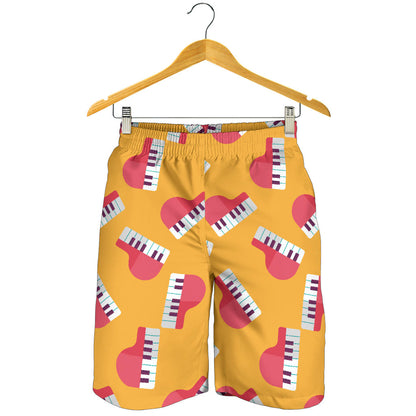 Piano Pattern Print Design 02 Mens Shorts