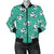 Cow Pattern Print Design 03 Women's Bomber Jacket