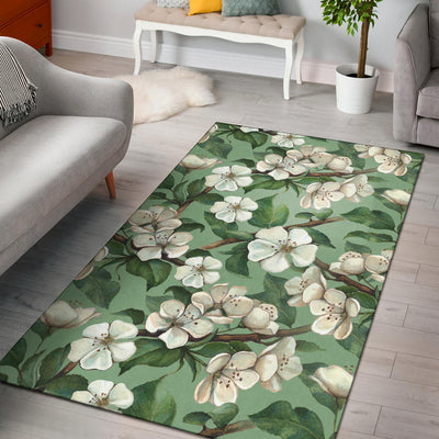 Apple Blossom Pattern Print Design AB02 Area Rugs