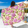 Hydrangea Pattern Print Design HD05 Sarong Pareo Wrap