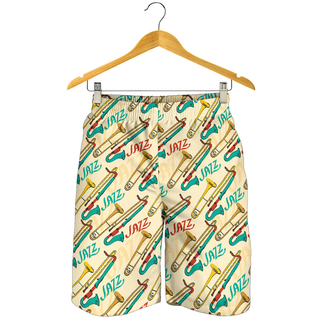 Trombone Pattern Print Design 03 Mens Shorts
