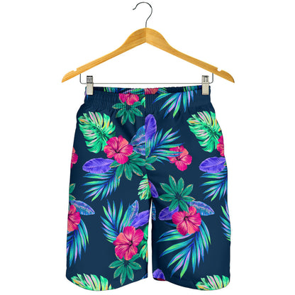 Tropical Flower Pattern Print Design TF09 Mens Shorts