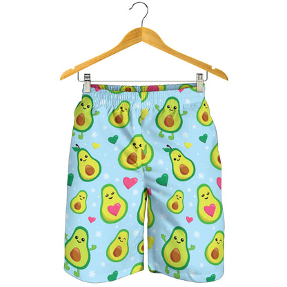 Avocado Pattern Print Design AC09 Mens Shorts