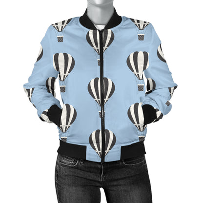 Ballon Pattern Print Design 05 Women's Bomber Jacket