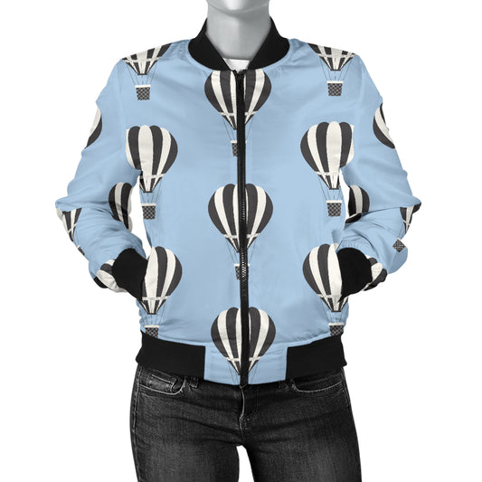 Ballon Pattern Print Design 05 Women's Bomber Jacket