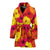 Gerberas Pattern Print Design GB05 Women Bathrobe