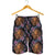 Tiger Head Floral Mens Shorts