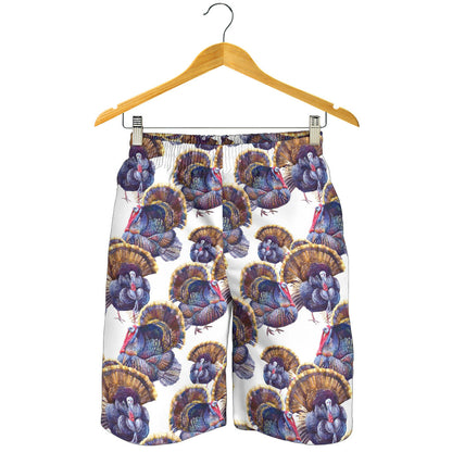 Turkey Pattern Print Design 01 Mens Shorts