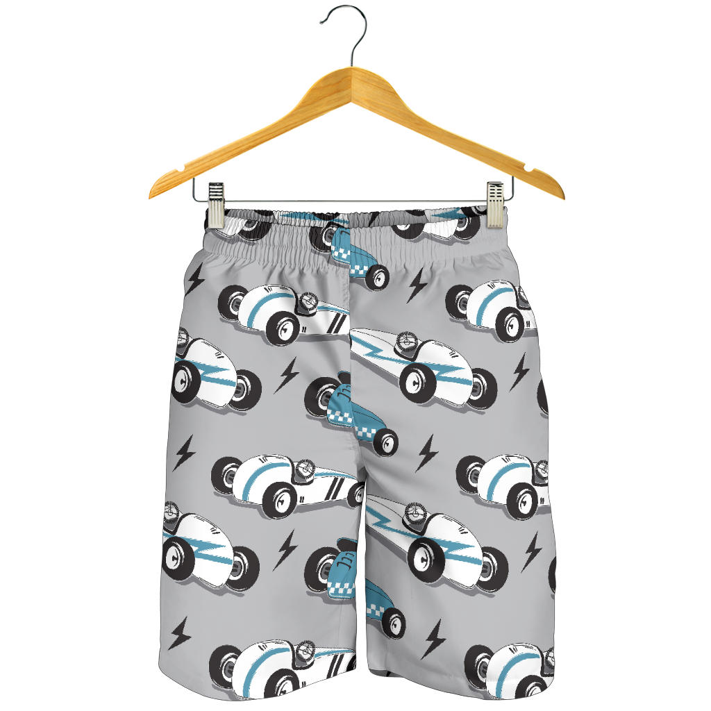 Racing Vintage Pattern Print Design A02 Mens Shorts