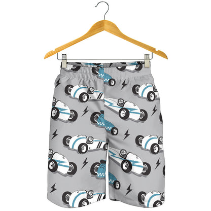 Racing Vintage Pattern Print Design A02 Mens Shorts