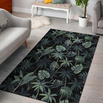 Rainforest Pattern Print Design RF02 Area Rugs