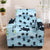 Sea Turtle Pattern Print Design T011 Armchair Slipcover