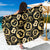 Bitcoin Pattern Print Design DO06 Sarong Pareo Wrap