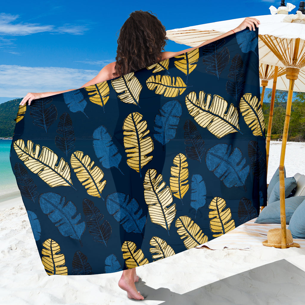 Banana Leaf Pattern Print Design BL09 Sarong Pareo Wrap