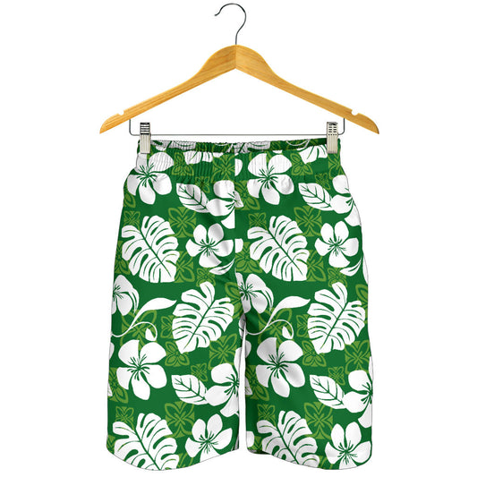 Hawaiian Themed Pattern Print Design H016 Mens Shorts