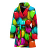 Candy Pattern Print Design CA03 Women Bathrobe