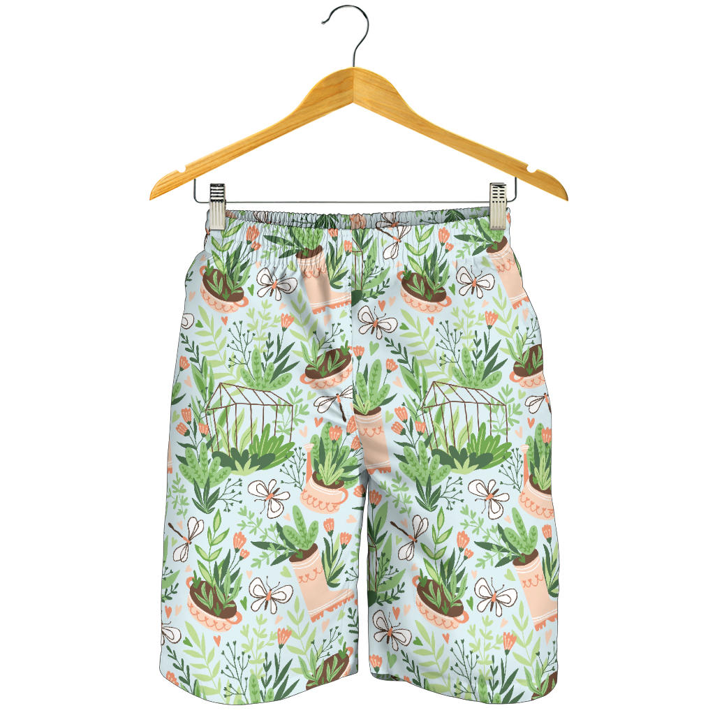 Gardening Pattern Print Design G04 Mens Shorts