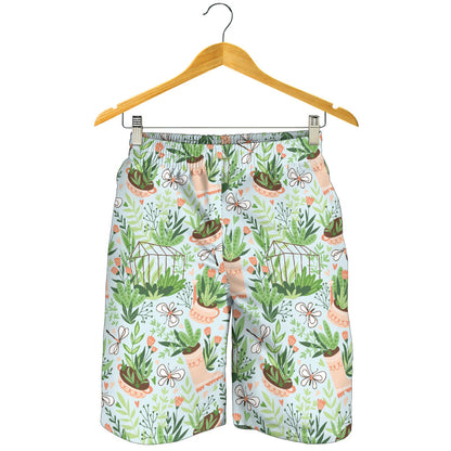 Gardening Pattern Print Design G04 Mens Shorts
