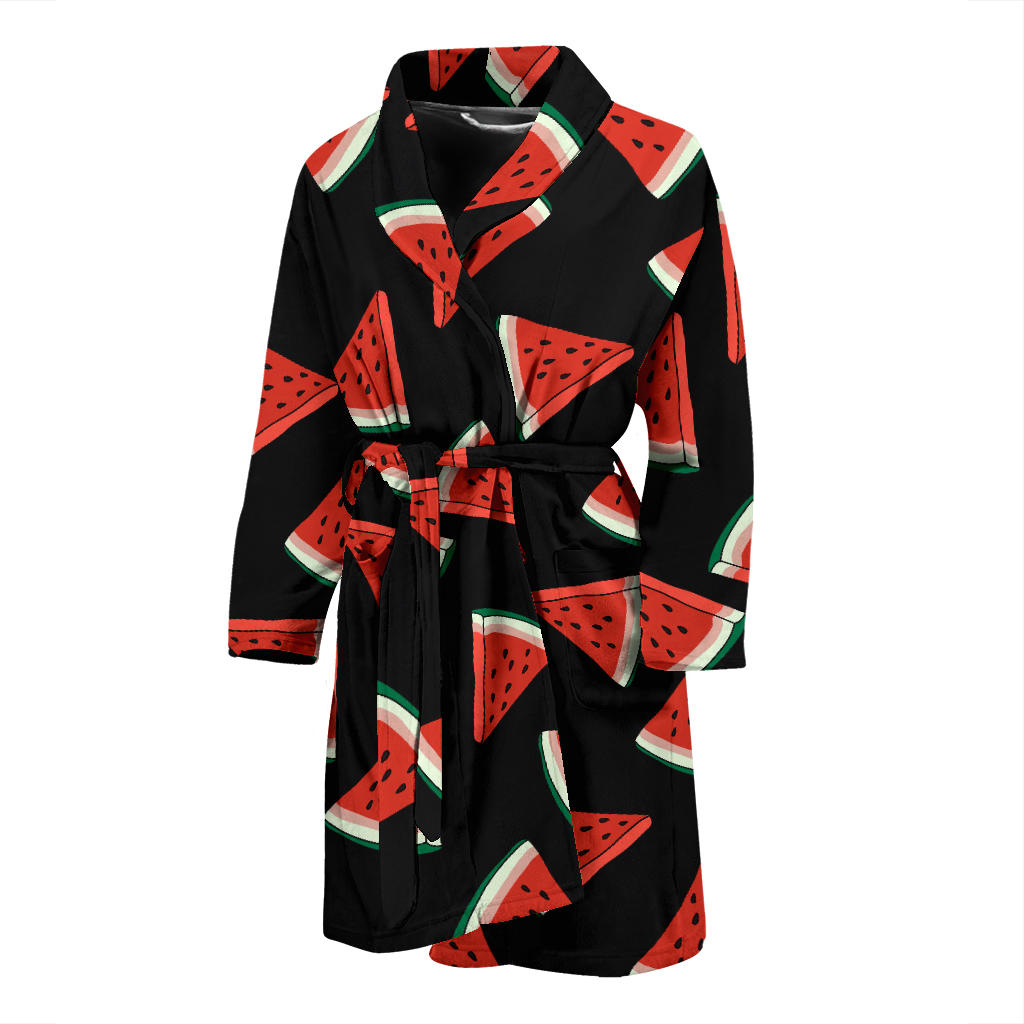 Watermelon Pattern Print Design WM01 Men Bathrobe
