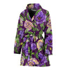 Lisianthus Pattern Print Design LT03 Women Bathrobe