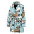 Rabbit Pattern Print Design RB018 Women Bathrobe