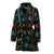 Hawaiian Themed Pattern Print Design H023 Women Bathrobe