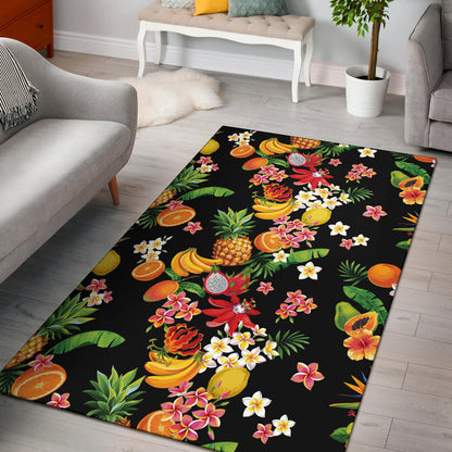 Tropical Fruits Pattern Print Design TF02 Area Rugs