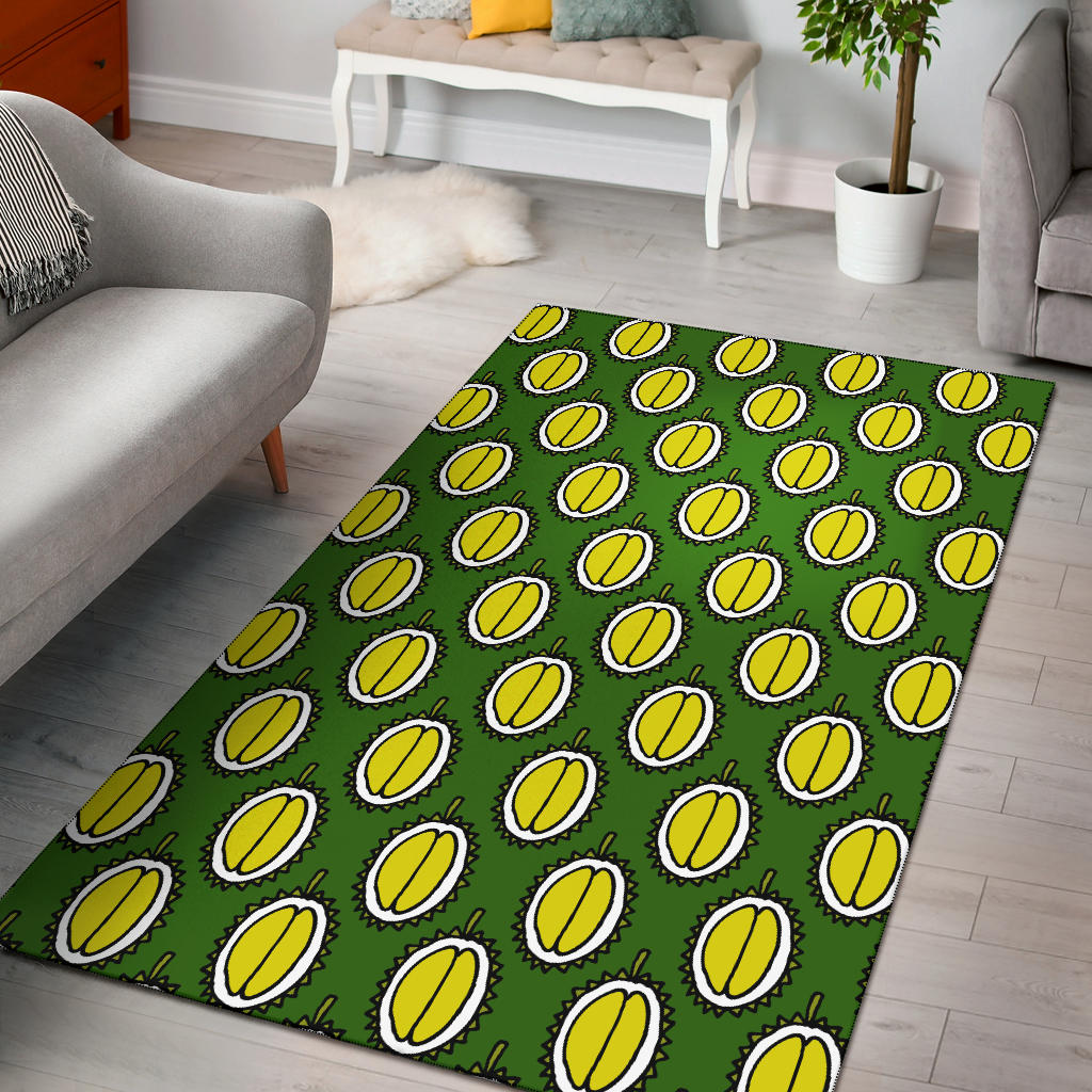 Durian Pattern Print Design DR01 Area Rugs