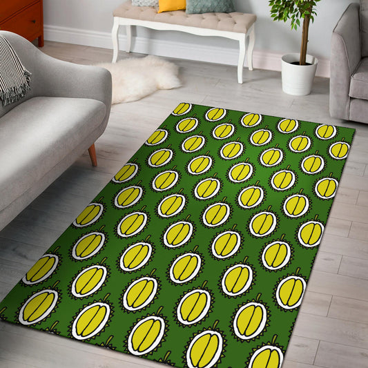 Durian Pattern Print Design DR01 Area Rugs