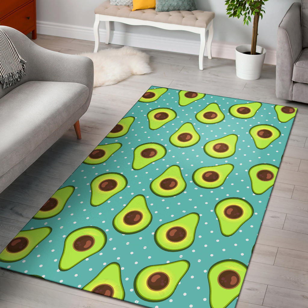 Avocado Pattern Print Design AC012 Area Rugs