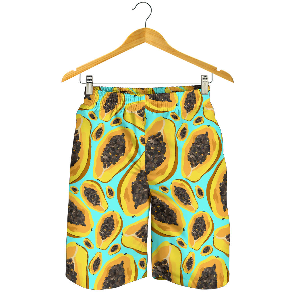 Papaya Pattern Print Design PP03 Mens Shorts