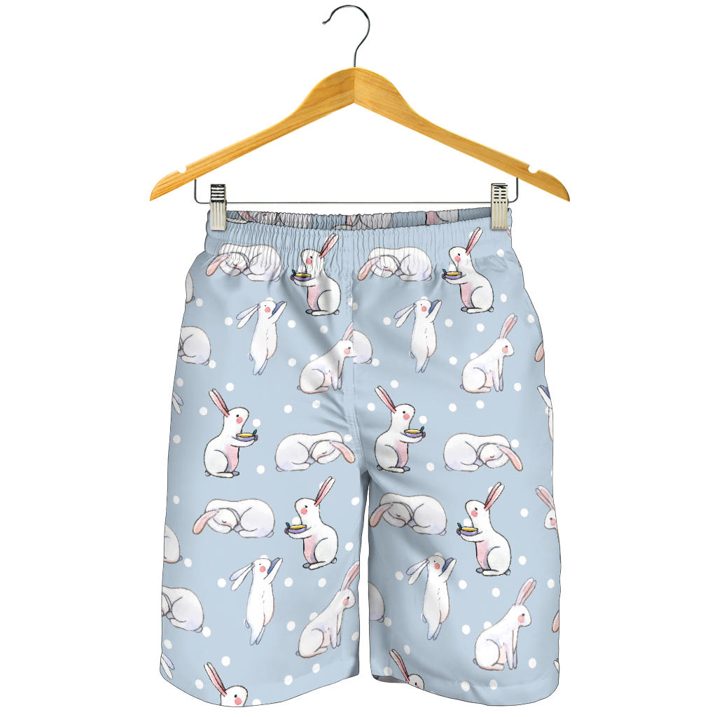 Rabbit Pattern Print Design RB06 Mens Shorts