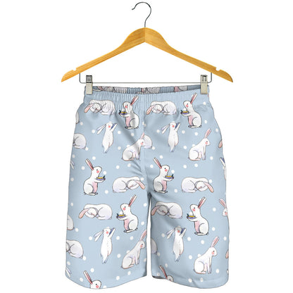Rabbit Pattern Print Design RB06 Mens Shorts