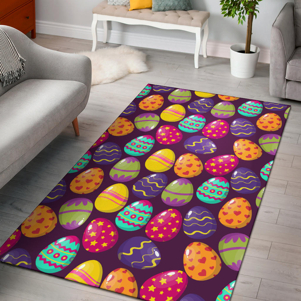 Easter Eggs Pattern Print Design RB04 Area Rugs