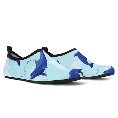 Dolphin Heart Pattern Aqua Water Shoes