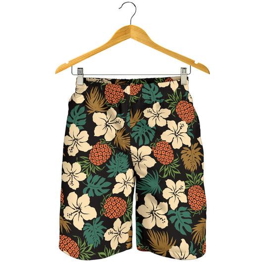Hawaiian Themed Pattern Print Design H08 Mens Shorts