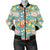 Beach Scene Pattern Print Design 02 Women's Bomber Jacket