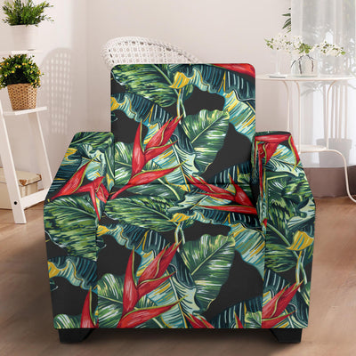 Bird Of Paradise Pattern Print Design BOP06 Armchair Slipcover