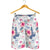 Hibiscus Print Mens Shorts