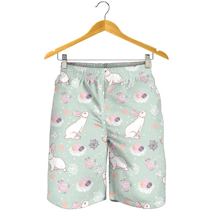 Rabbit Pattern Print Design RB011 Mens Shorts