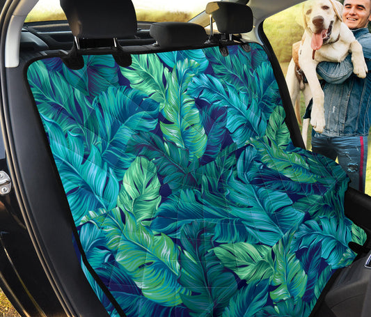 Banana Leaf Pattern Print Design BL05 Rear Dog  Seat Cover