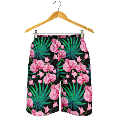 Orchid Pink Pattern Print Design OR06 Mens Shorts