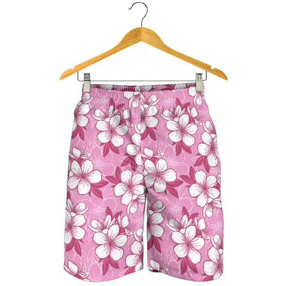 Cherry Blossom Pattern Print Design CB02 Mens Shorts