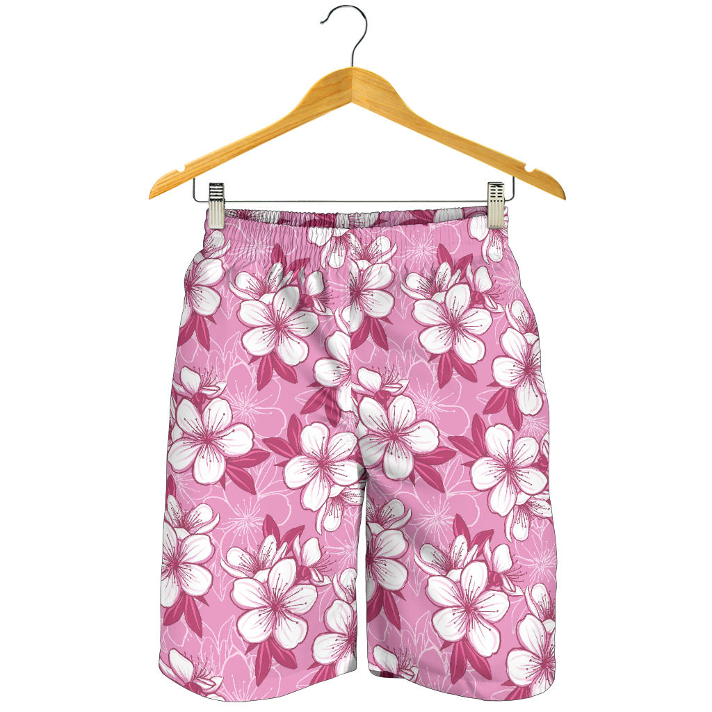 Cherry Blossom Pattern Print Design CB02 Mens Shorts