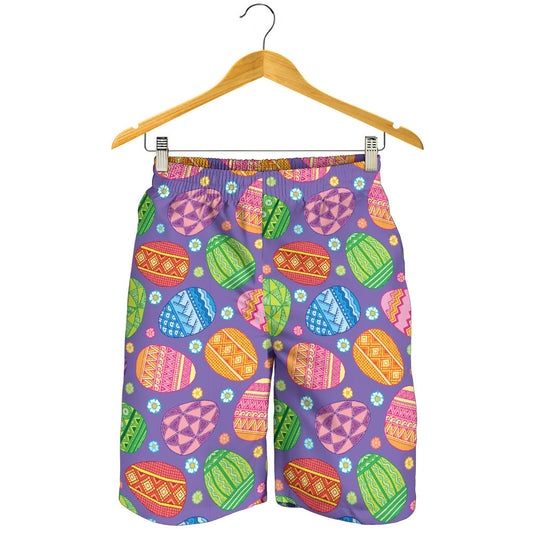 Easter Eggs Pattern Print Design RB010 Mens Shorts