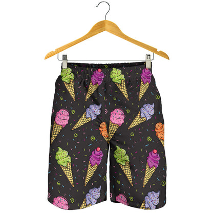 Ice Cream Pattern Print Design IC06 Mens Shorts