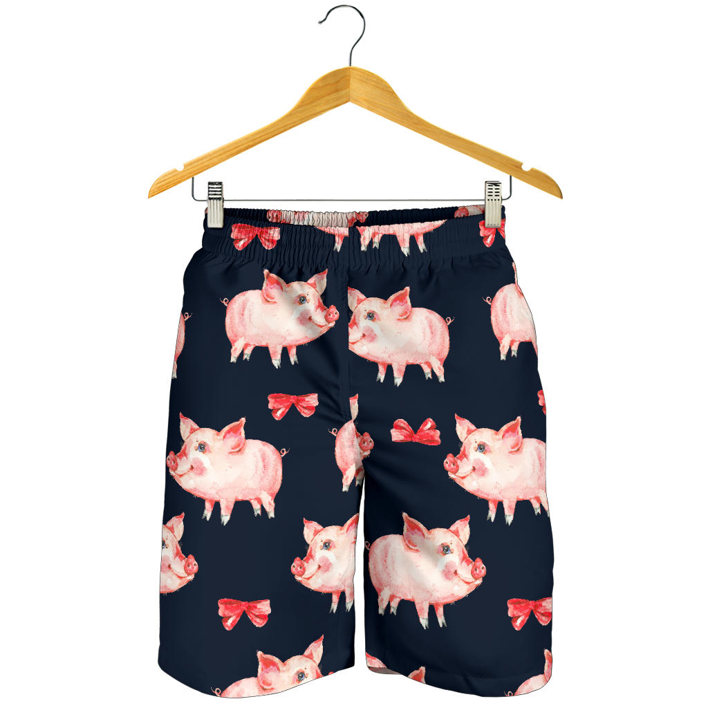 Pig Cute Pattern Print Design 02 Mens Shorts