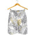 Gold Glitter Tropical Palm Leaves Mens Shorts