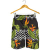 Bird Of Paradise Pattern Print Design BOP07 Mens Shorts